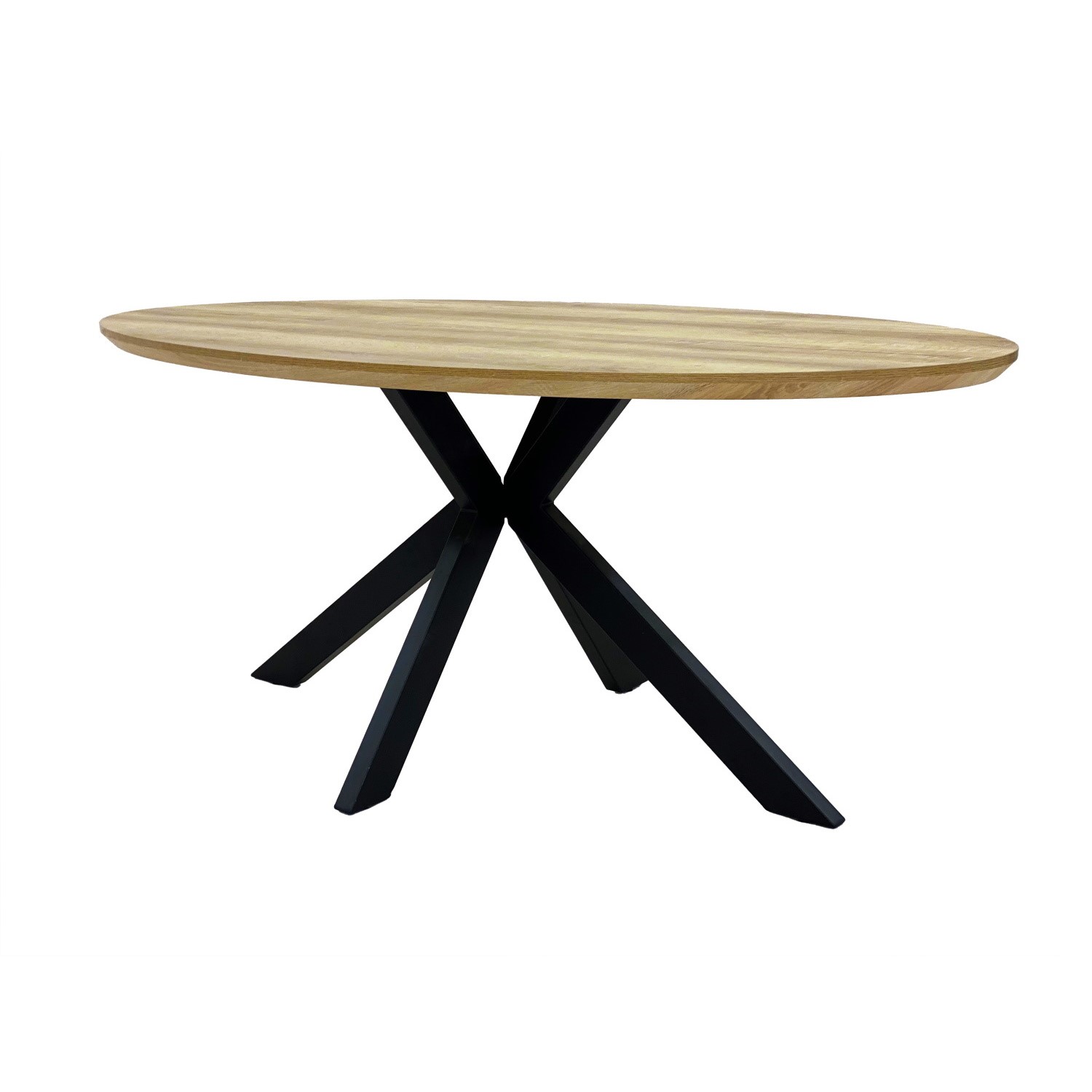 Read more about Large oval oak dining table seats 6 liberty